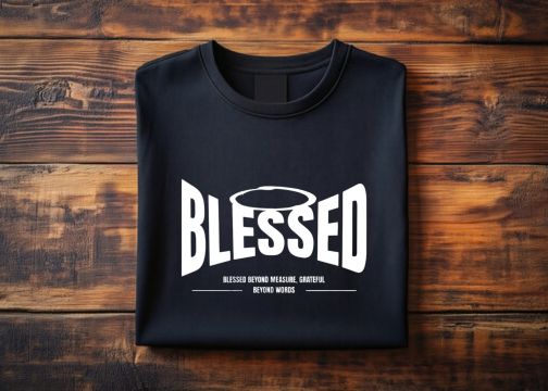 BLESSED – Grateful Beyond Words (Unisex | 100% Cotton)