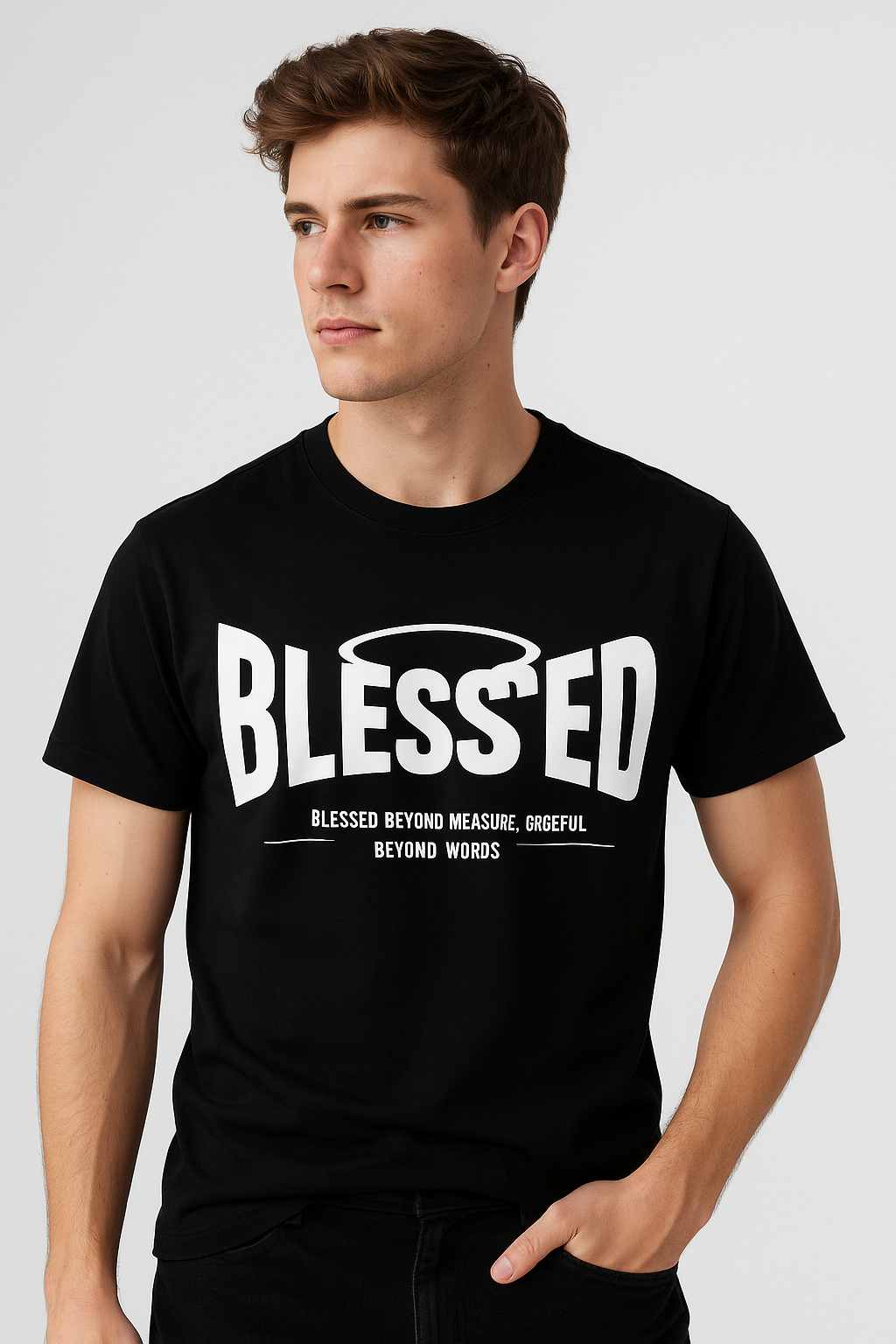 BLESSED – Grateful Beyond Words (Unisex | 100% Cotton)